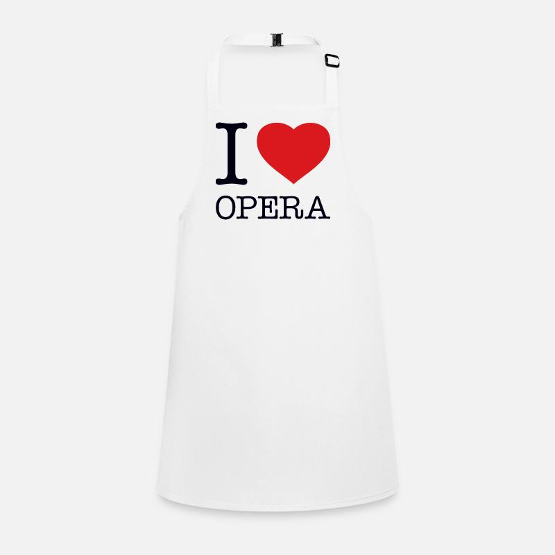 I LOVE OPERA Children's Apron