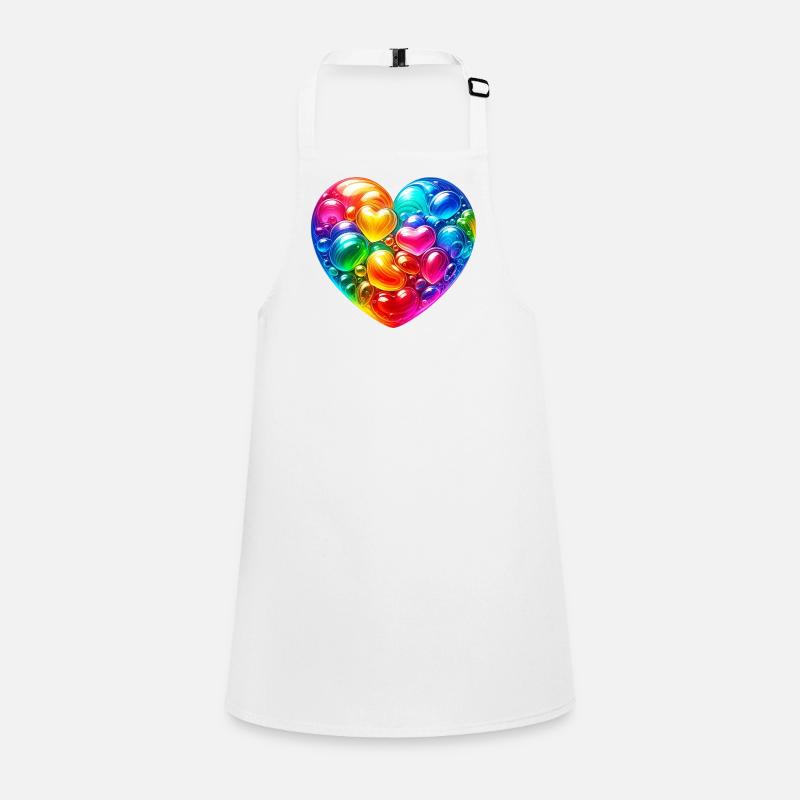 Colorful Heart Children's Apron