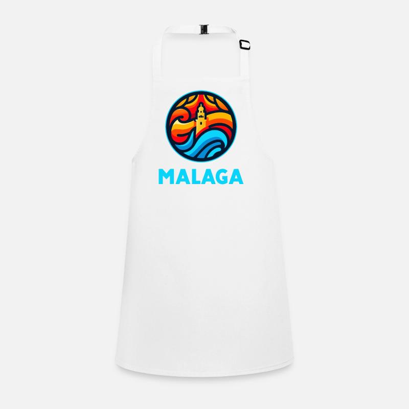 Malaga 3 (dunkel) Schürze für Kinder
