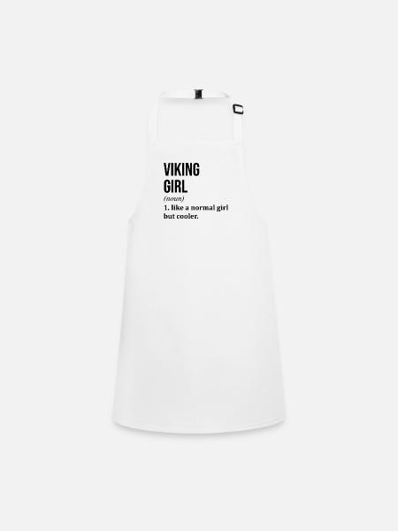 Viking Viking Viking - Tablier Enfant - blanc - Devant