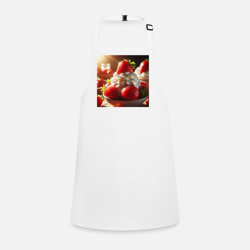 Fraise à la crème Tablier Enfant