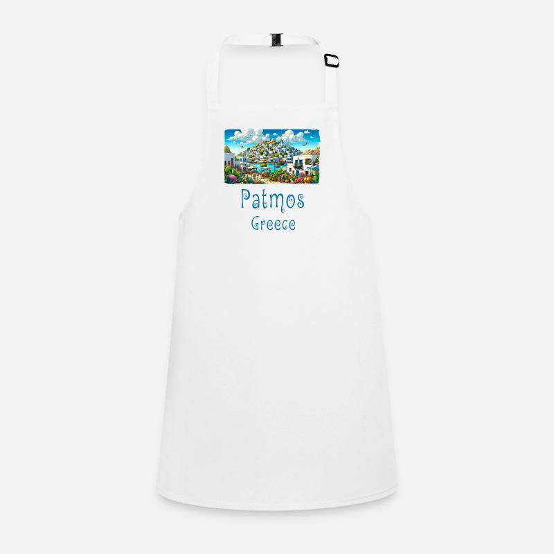 Patmos, Grèce, île de vacances, plage Tablier Enfant