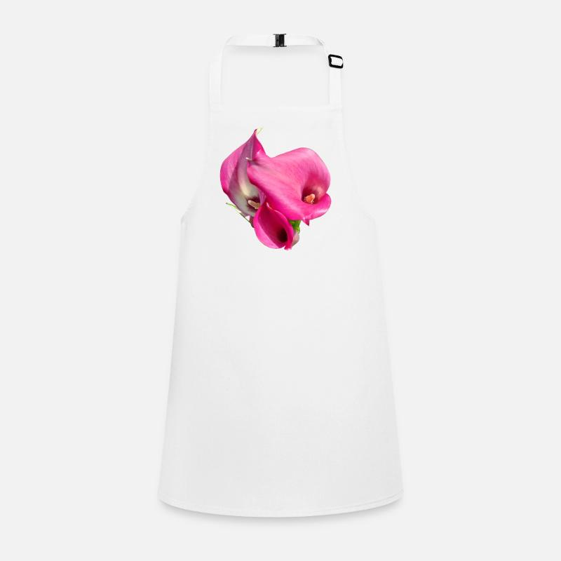 Pink Calla Flower Trio Children's Apron