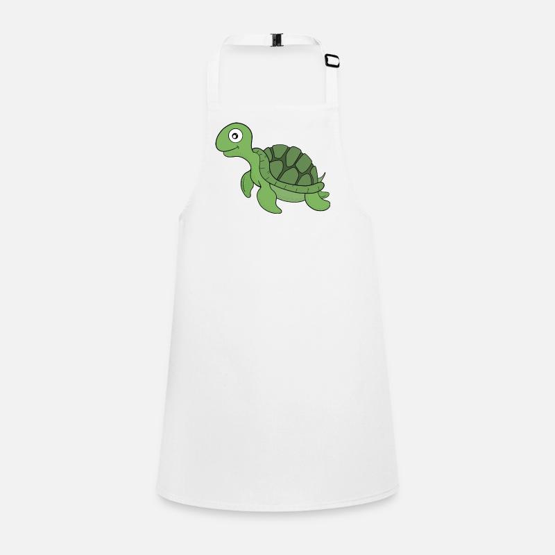 A friendly turtle Children's Apron