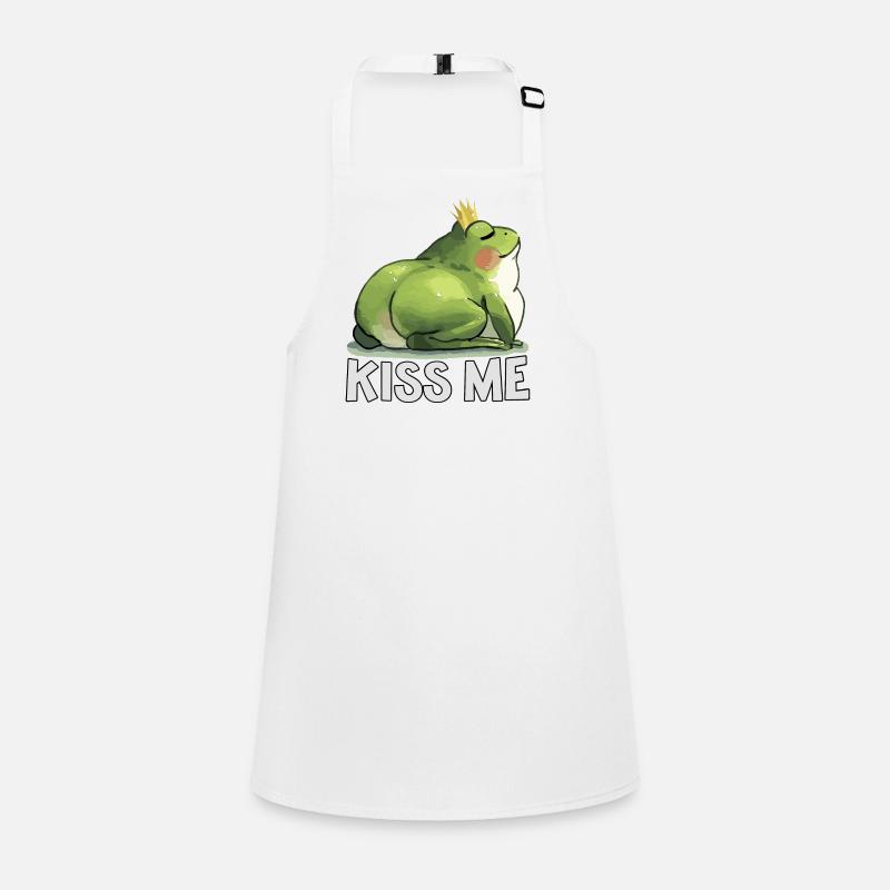 Royal Toad Kiss Me Grosse Grenouille Tablier Enfant