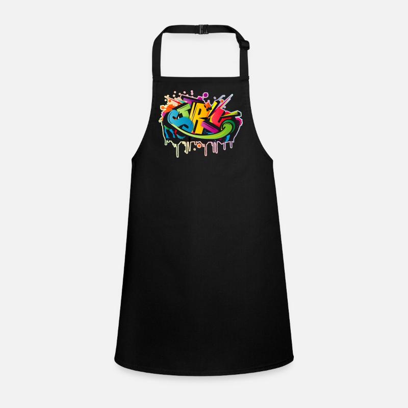 graffiti d’art urbain coloré cool comme STYLE-WRITING Tablier Enfant