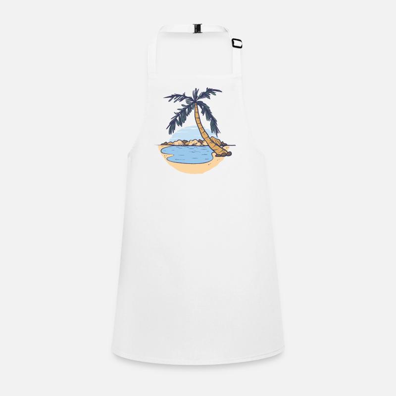 where i would rather be right now Palm Beach Chill Children's Apron