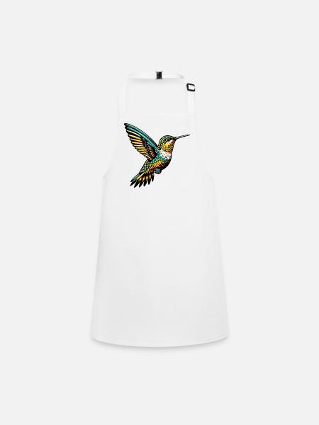 Colibri - Tablier Enfant - blanc - Devant