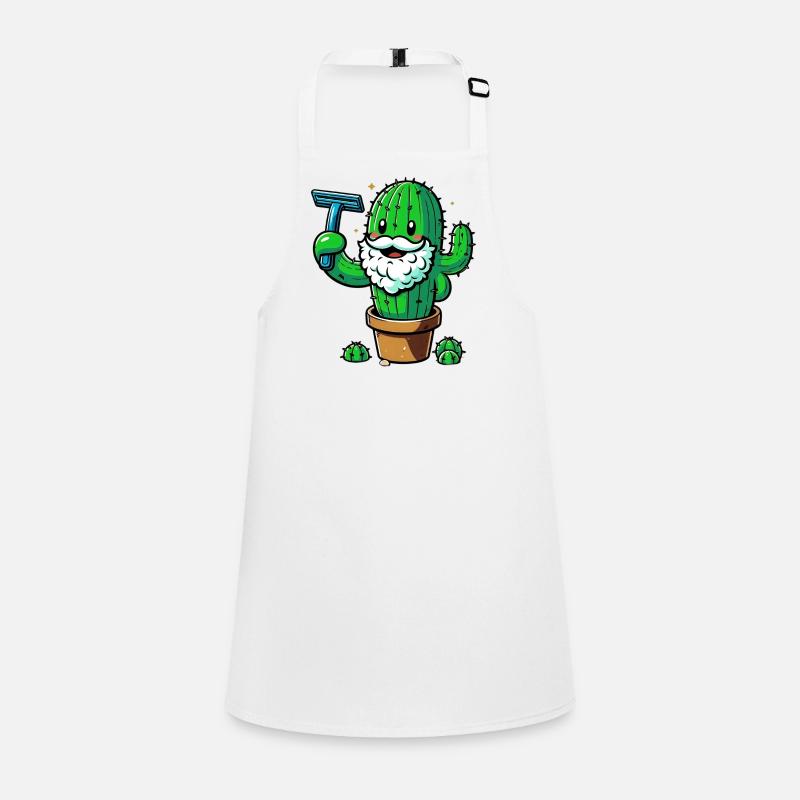 Cactus rasiert sich den Bart Schürze für Kinder
