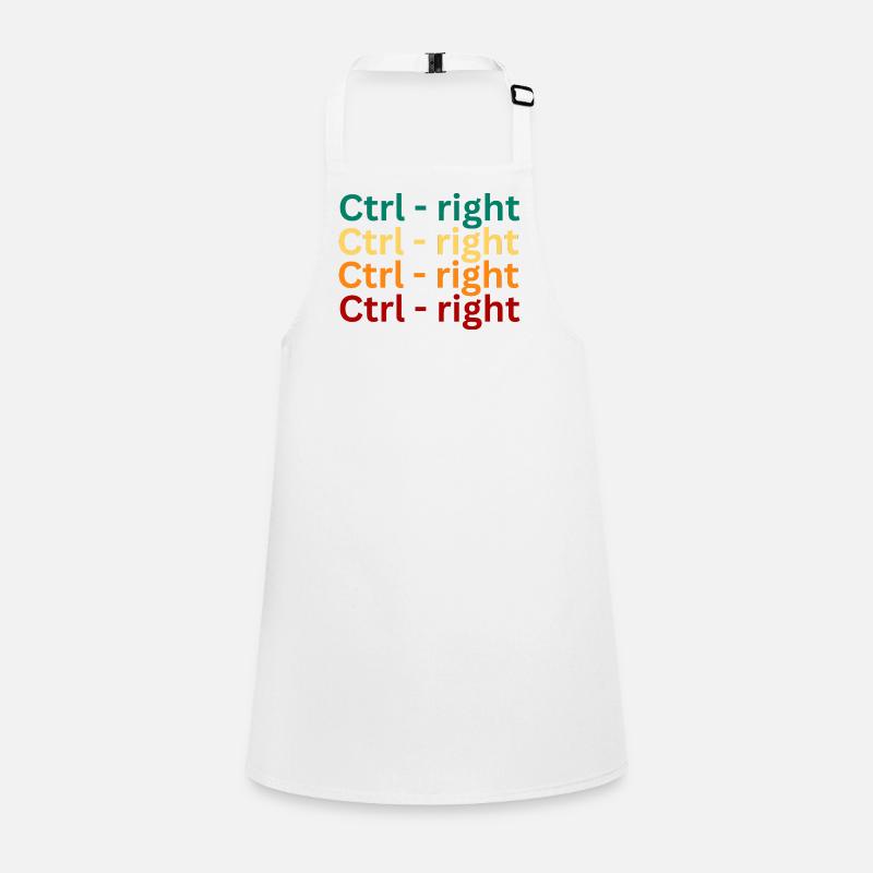 Keyboard Shortcut Pattern Design Children's Apron