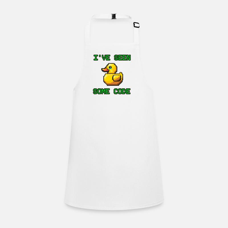 Pixel Duck J’ai vu du code Tablier Enfant