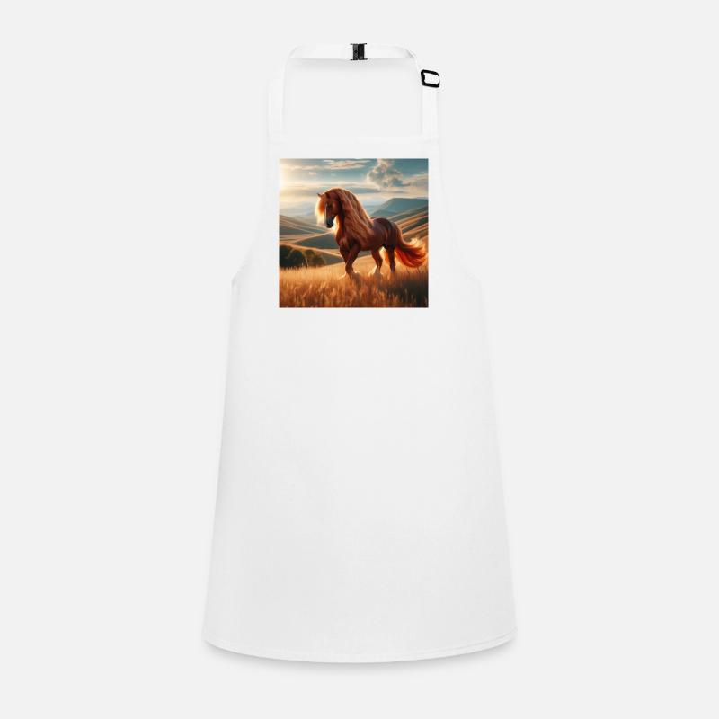 Cheval libre Tablier Enfant