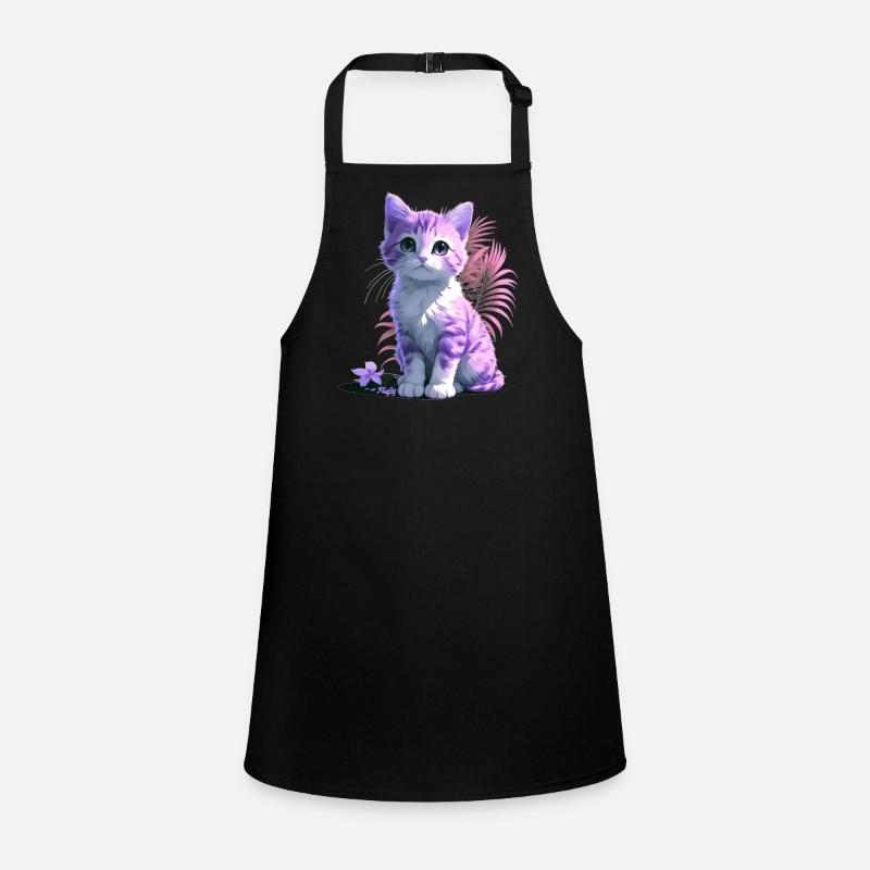 Tropical Kitten 🐾 Children's Apron
