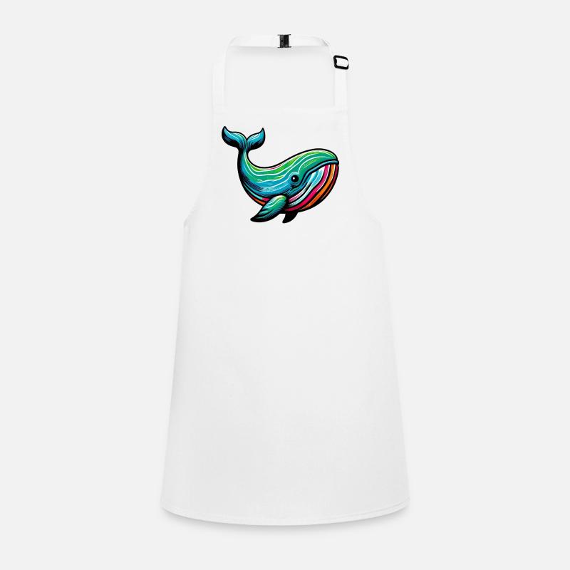 Whale Children's Apron
