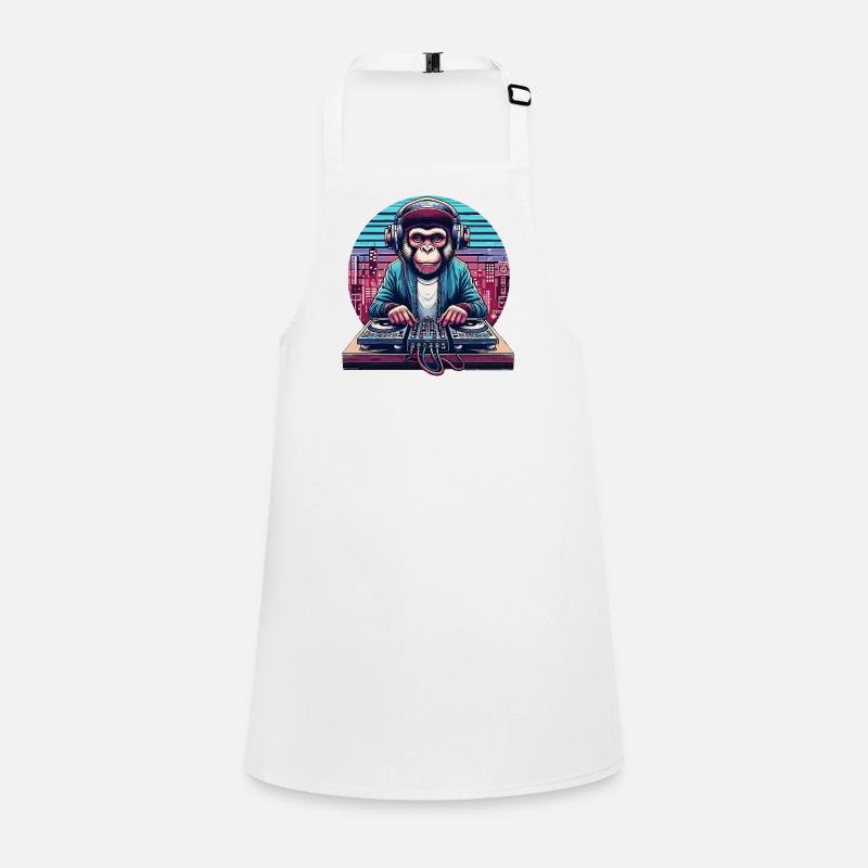 DJ Monkey Monk Children's Apron