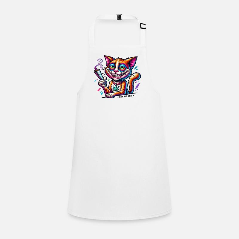High Cat - High on live Children's Apron