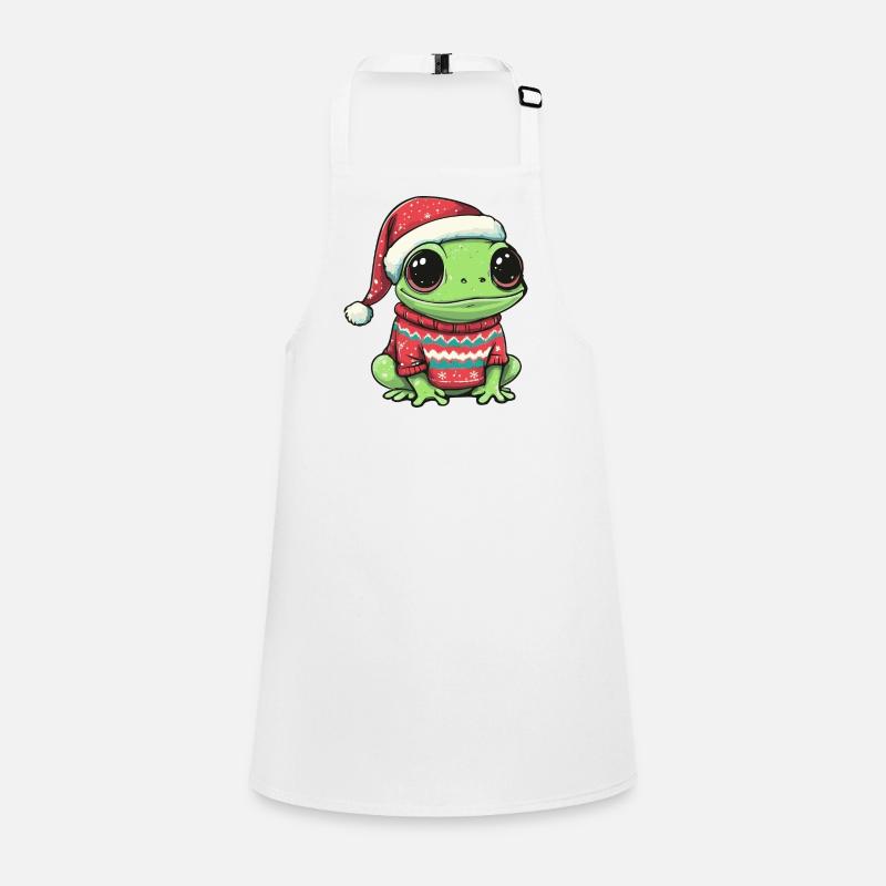 Grenouille Noël Bande dessinée Tablier Enfant