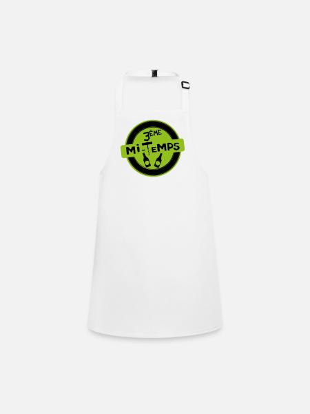 3rd Half - Children's Apron - white - Front