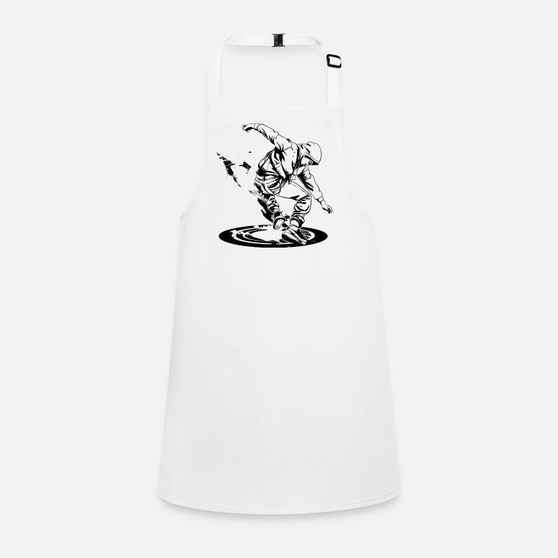 Breakdancer Drawing Children's Apron