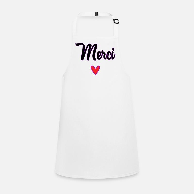 MAÎTRE. MAITRE. MERCI. MERCI MAÎTRE. MAITRE Tablier Enfant