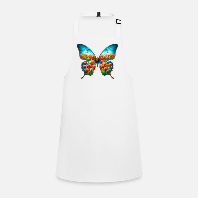 Papillon Tulipe Tulipes Tablier Enfant