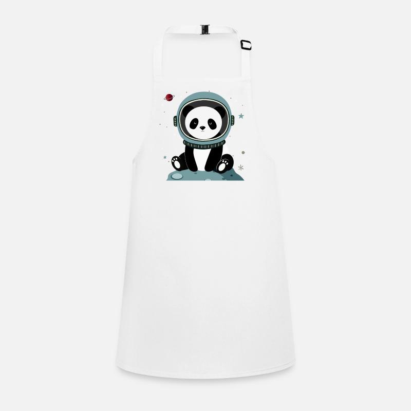 Panda astronaute – Motif spatial imaginatif Tablier Enfant