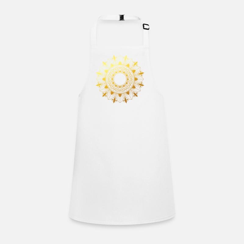 Mandala doré Tablier Enfant