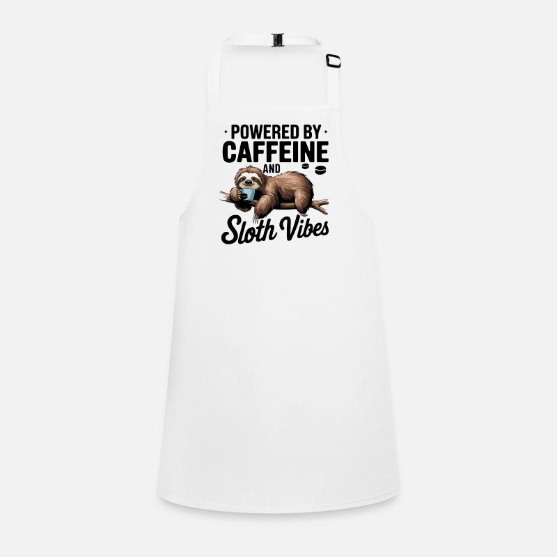Powered by Caffeine and Sloth Vibes Children's Apron
