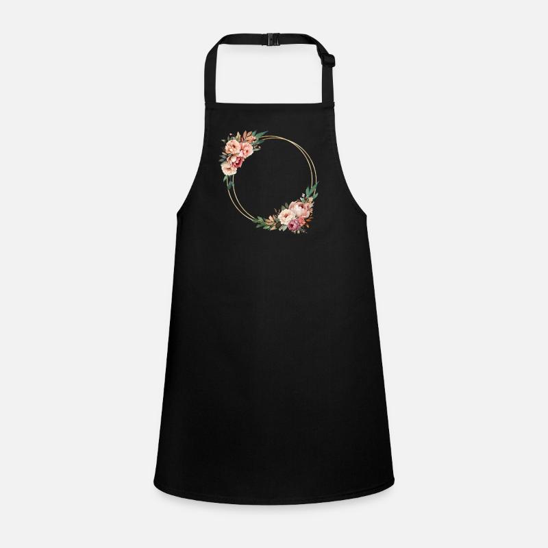 Couronne de fleurs rustique, personnalisable Tablier Enfant