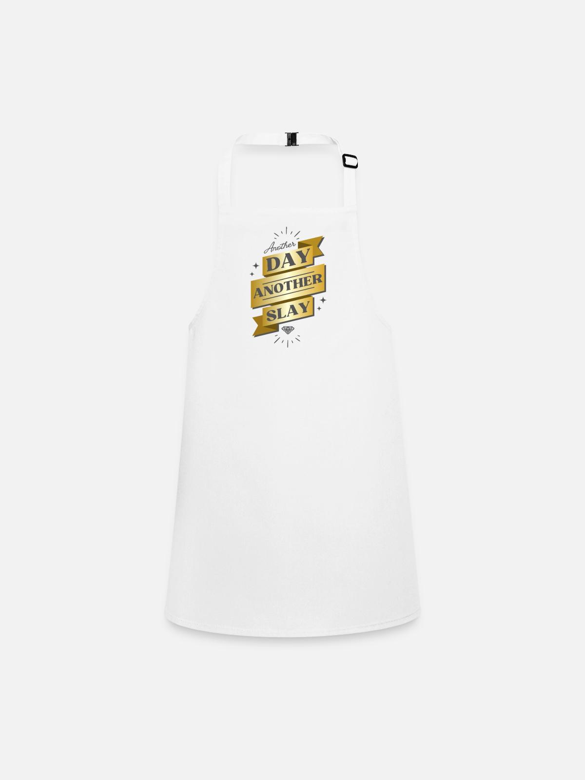Another Day Another Slay Banner - Children's Apron - white - Front
