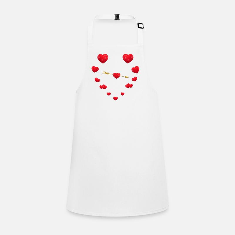 Conception de coeur aimant avec flèche Tablier Enfant