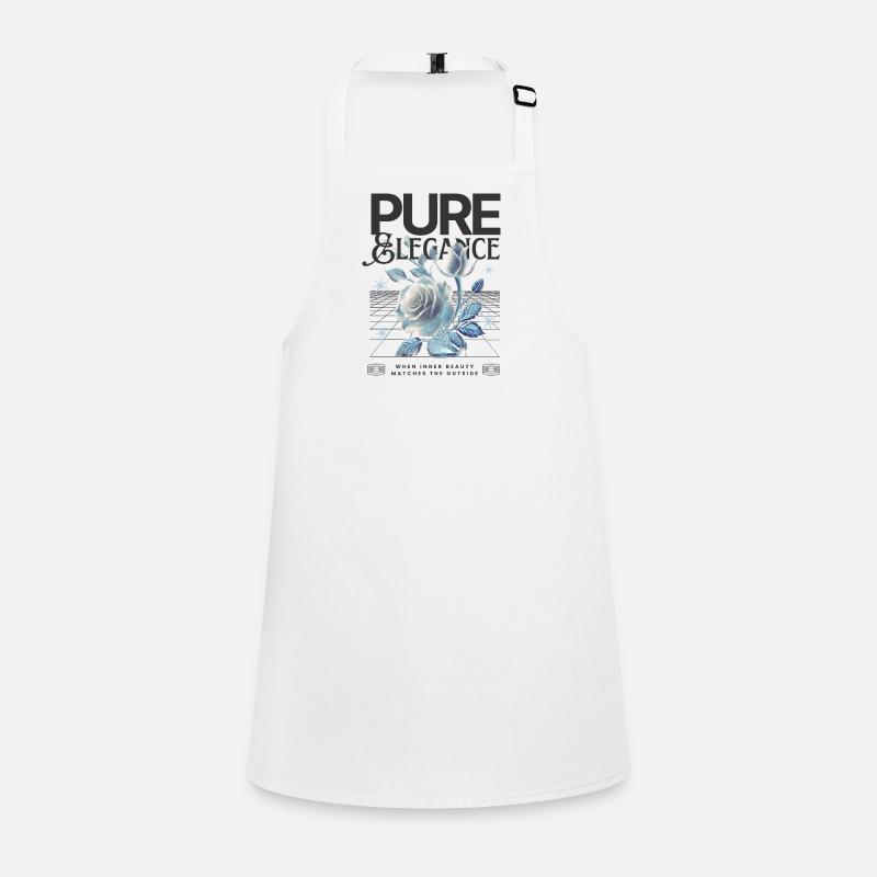 Pure & Elegance – Cyber-Rose Aesthetics Tablier Enfant