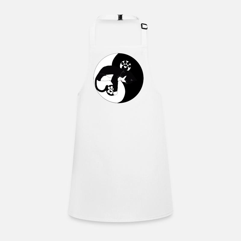 Nighttime Cat on Moon with Paws Children's Apron