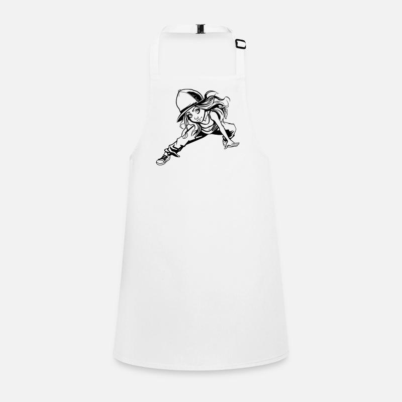 Breakdance Mädchen Schürze für Kinder