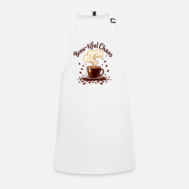 Brew tiful Chaos - Children's Apron - white