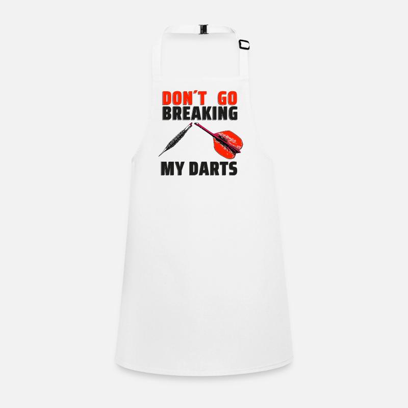 Darts Shirt don't go breaking my darts Children's Apron