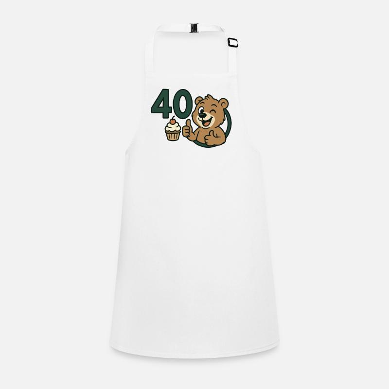 Strong as a bear at 40 Children's Apron