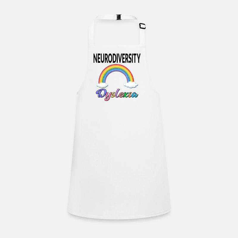 RAINBOW INCLUSION NEURODIVERSITY DYSLEXIA Schürze für Kinder