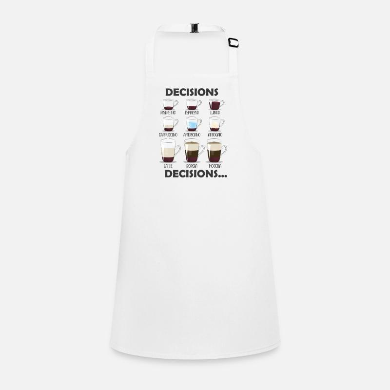 Décisions Décisions Choix de café Tablier Enfant