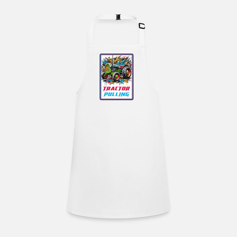 Tractor Pulling Power Children's Apron