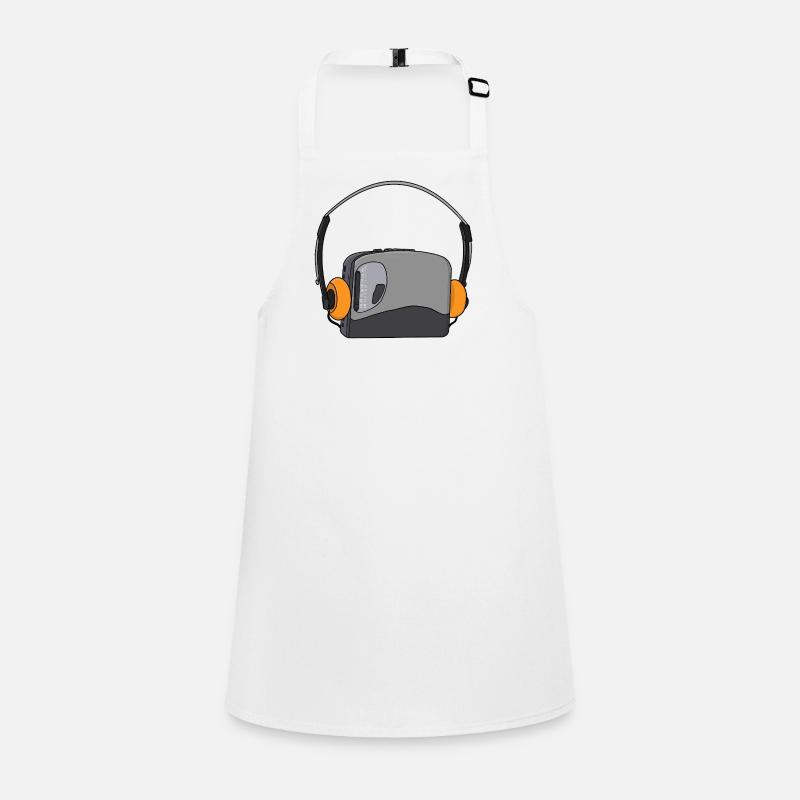 Cool Portable Cassette Audio Player Children's Apron
