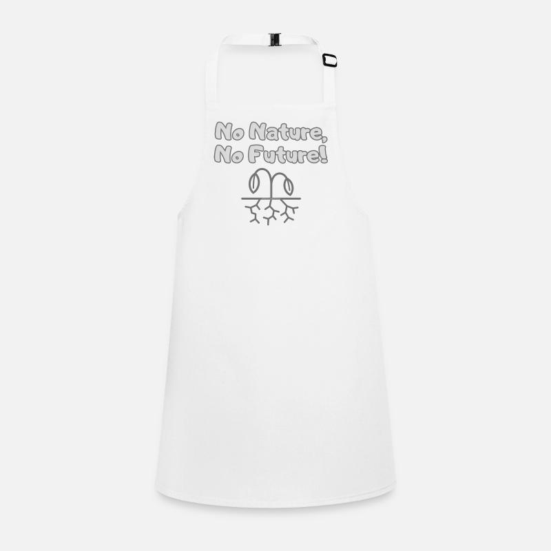 No Nature, No Future - Environmental Protest Children's Apron
