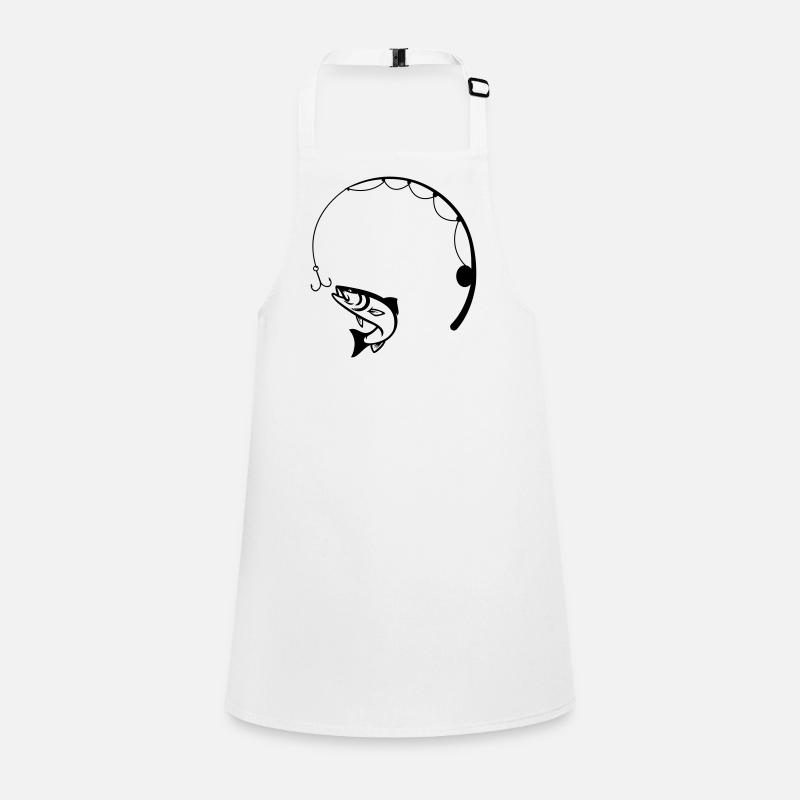 Accro à la conception d’un cercle de pêche Tablier Enfant