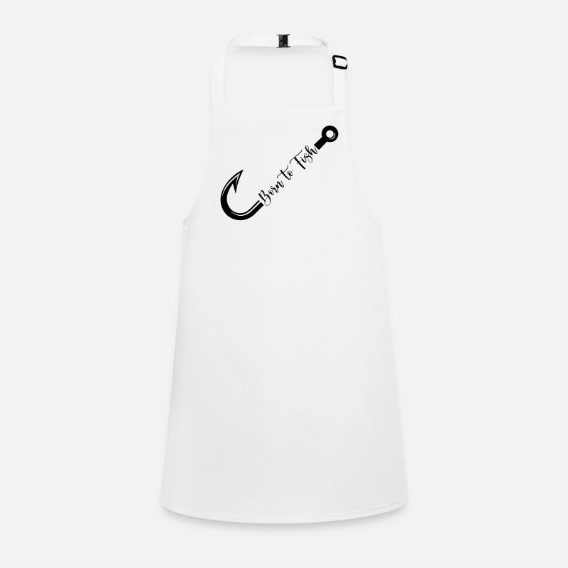 Né pour la conception d’hameçons Tablier Enfant