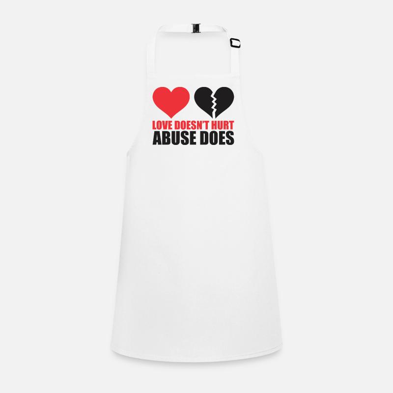 Broken Heart with Powerful Message Children's Apron