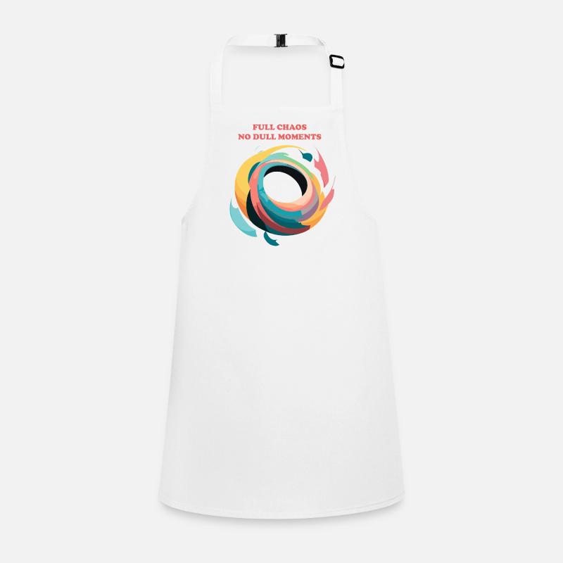 Spirale abstraite du chaos Tablier Enfant