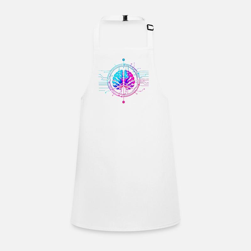 Futuristic Mind Art Design Children's Apron