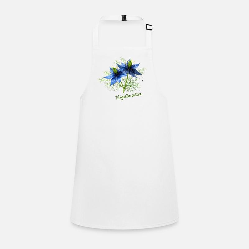 Nigella sativa - botanical illustration Children's Apron