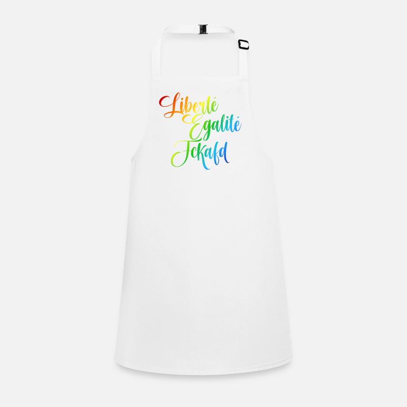 Rainbow Liberté Égalité Fraternité Children's Apron