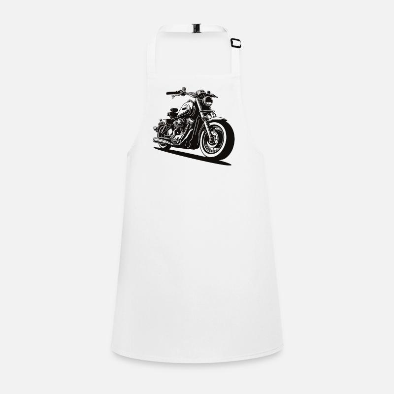 Retro Biker Style Schürze für Kinder
